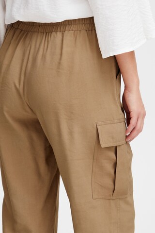 Fransa Tapered Cargohose 'krista Pa 1' in Braun