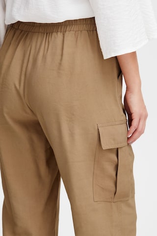 Fransa Tapered Cargo Pants 'krista Pa 1' in Brown