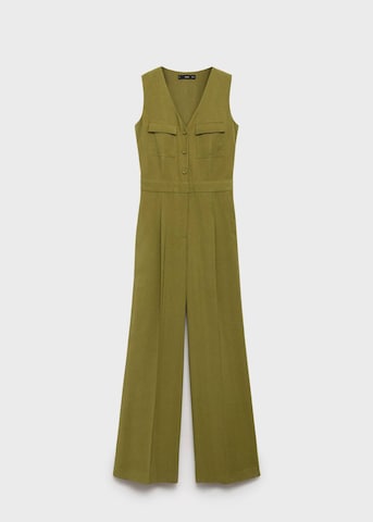MANGO Jumpsuit 'Safari' in Green