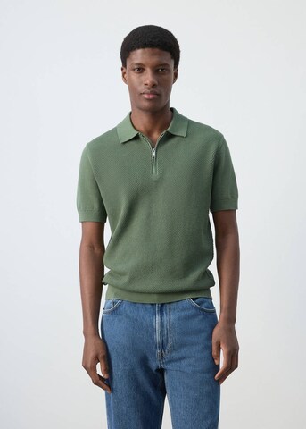 MANGO MAN Sweater 'Canario' in Green: front