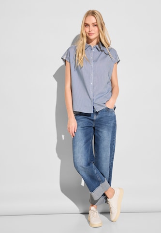 STREET ONE Bluse in Blau