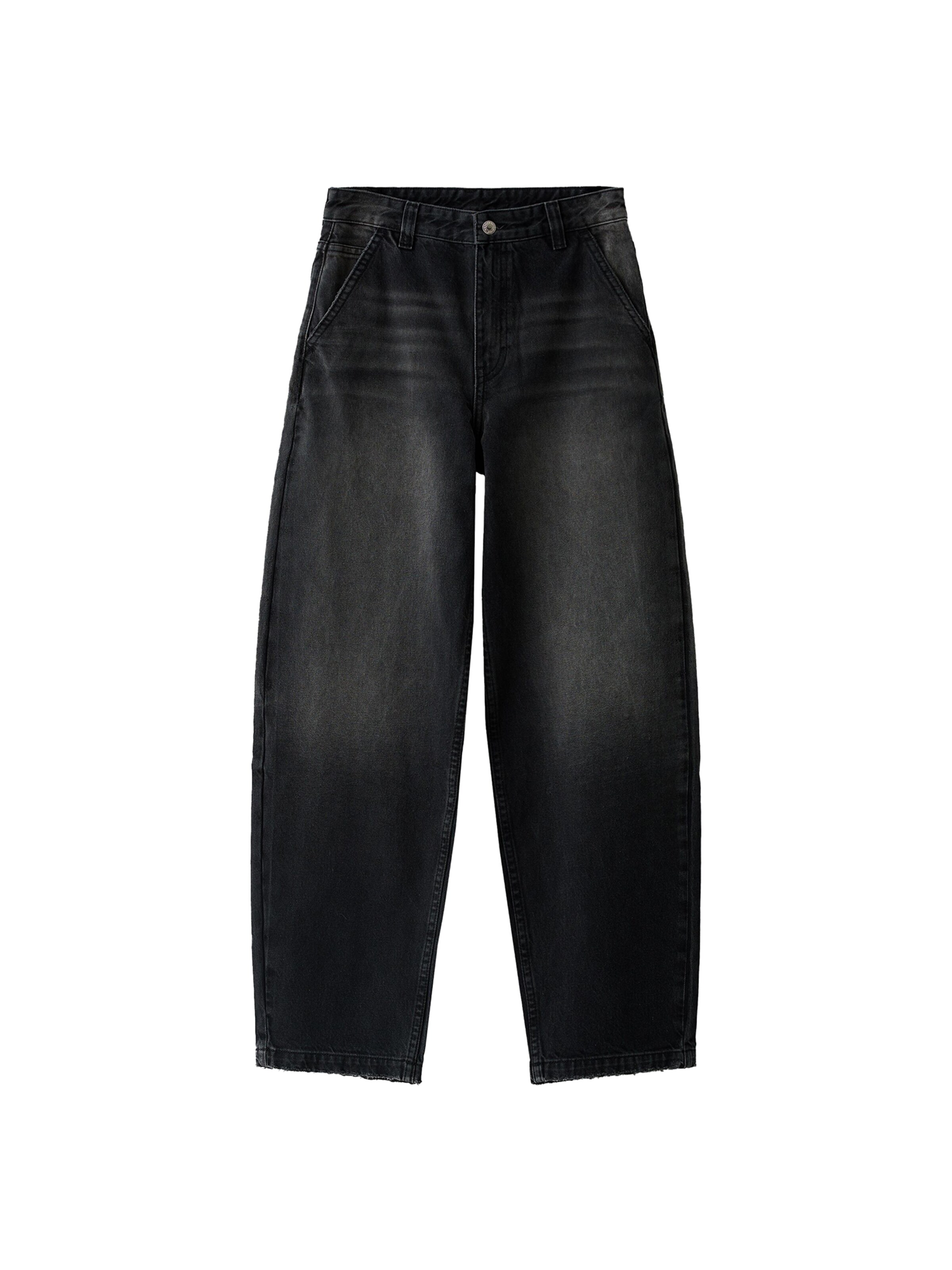 Bershka Jeansy w kolorze czarny: przód