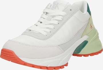 Calvin Klein Matalavartiset tennarit 'HIKE RUNNER' värissä valkoinen: etupuoli