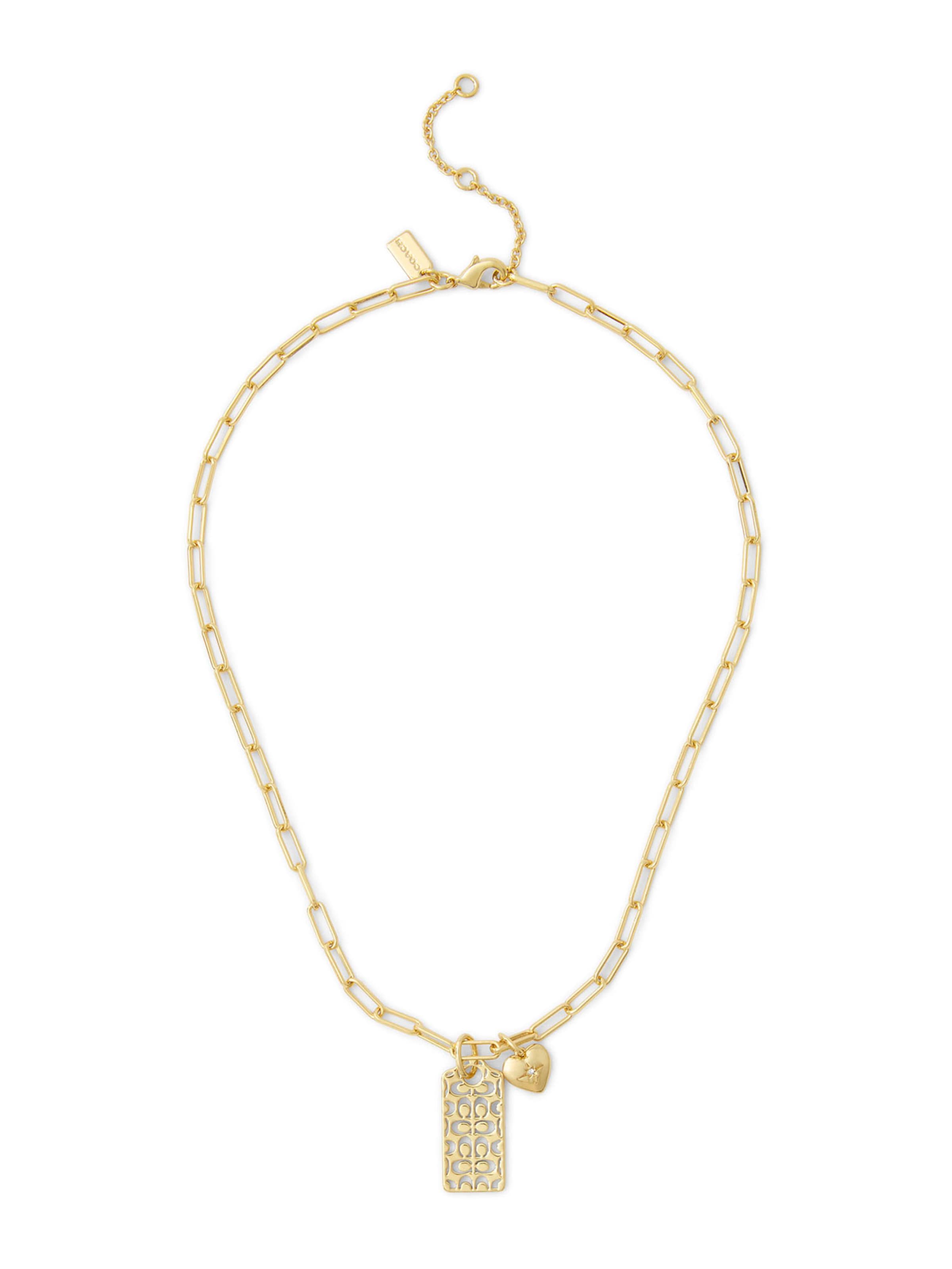 COACH Kette in Gold: Vorderseite