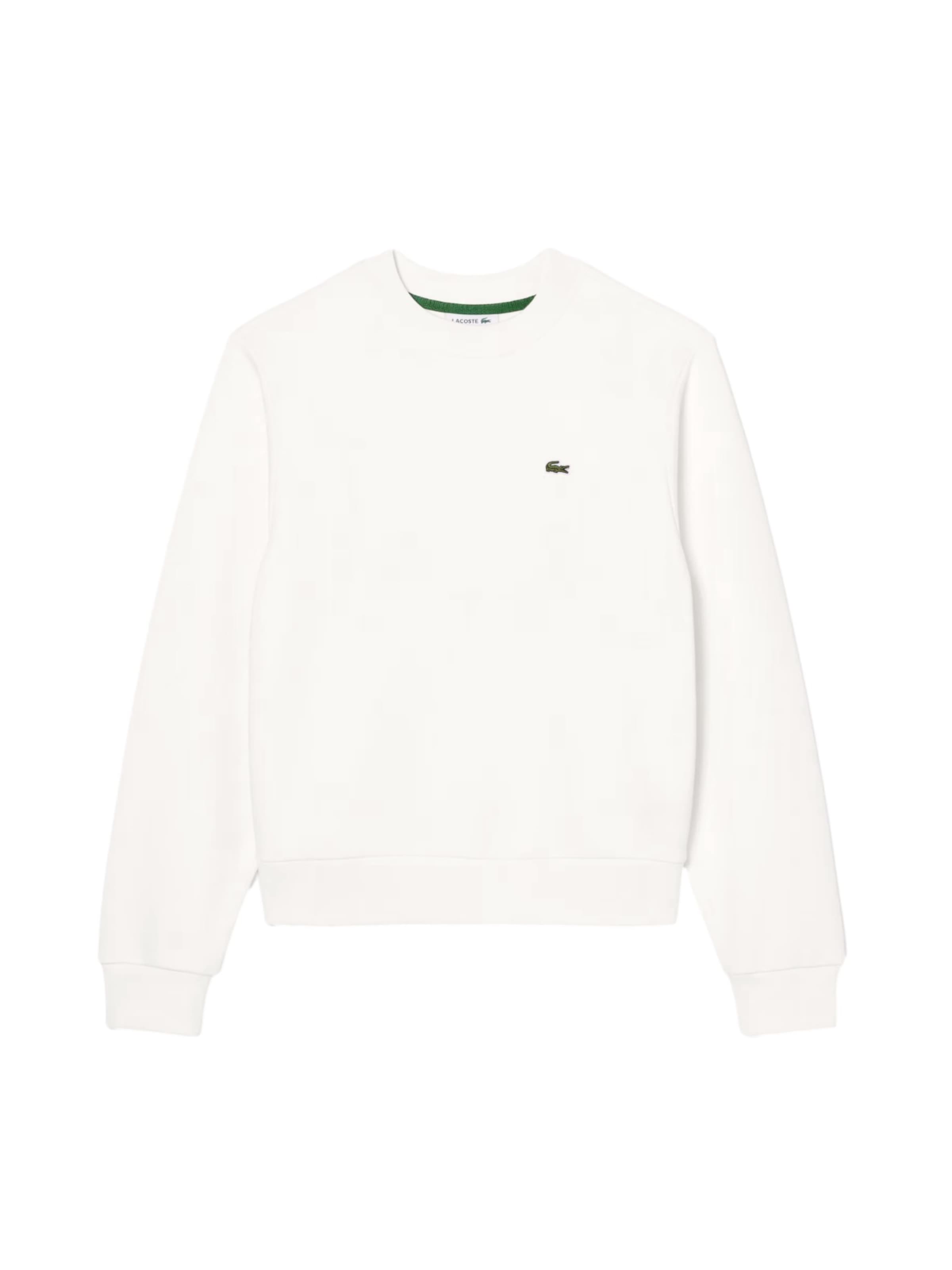 Sweat-shirt LACOSTE en blanc : devant
