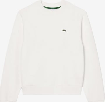 Sweat-shirt LACOSTE en blanc : devant
