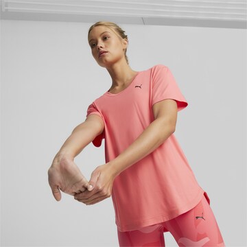 rožinė PUMA Sportiniai marškinėliai: priekis