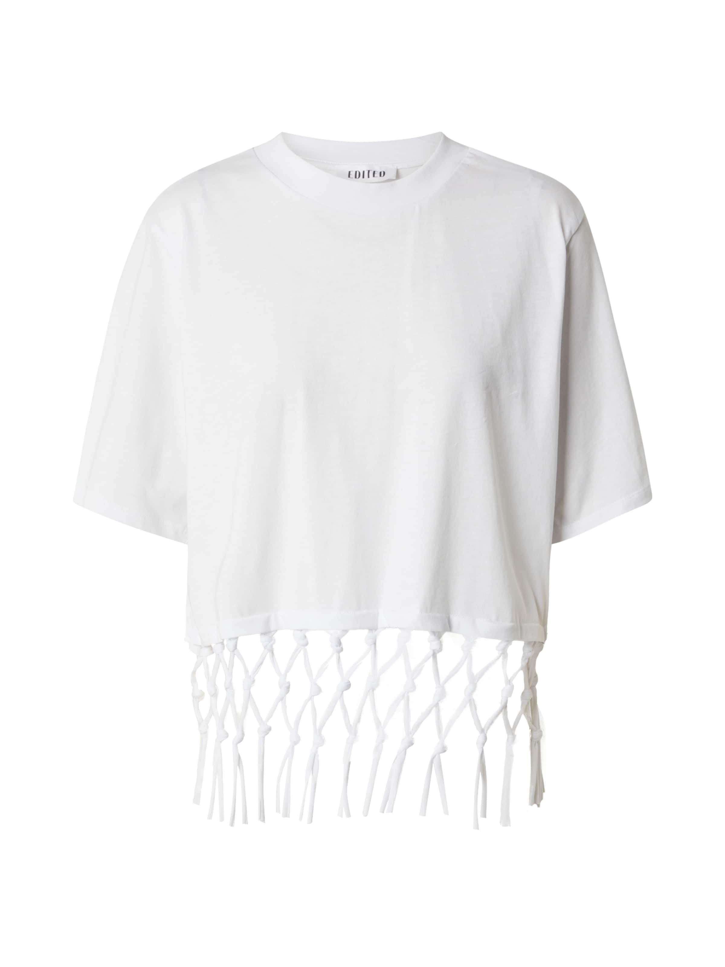 balta EDITED Marškinėliai 'Enissa': priekis