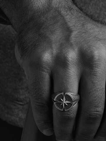 REYTEL Ring 'COMPASS' in Silber