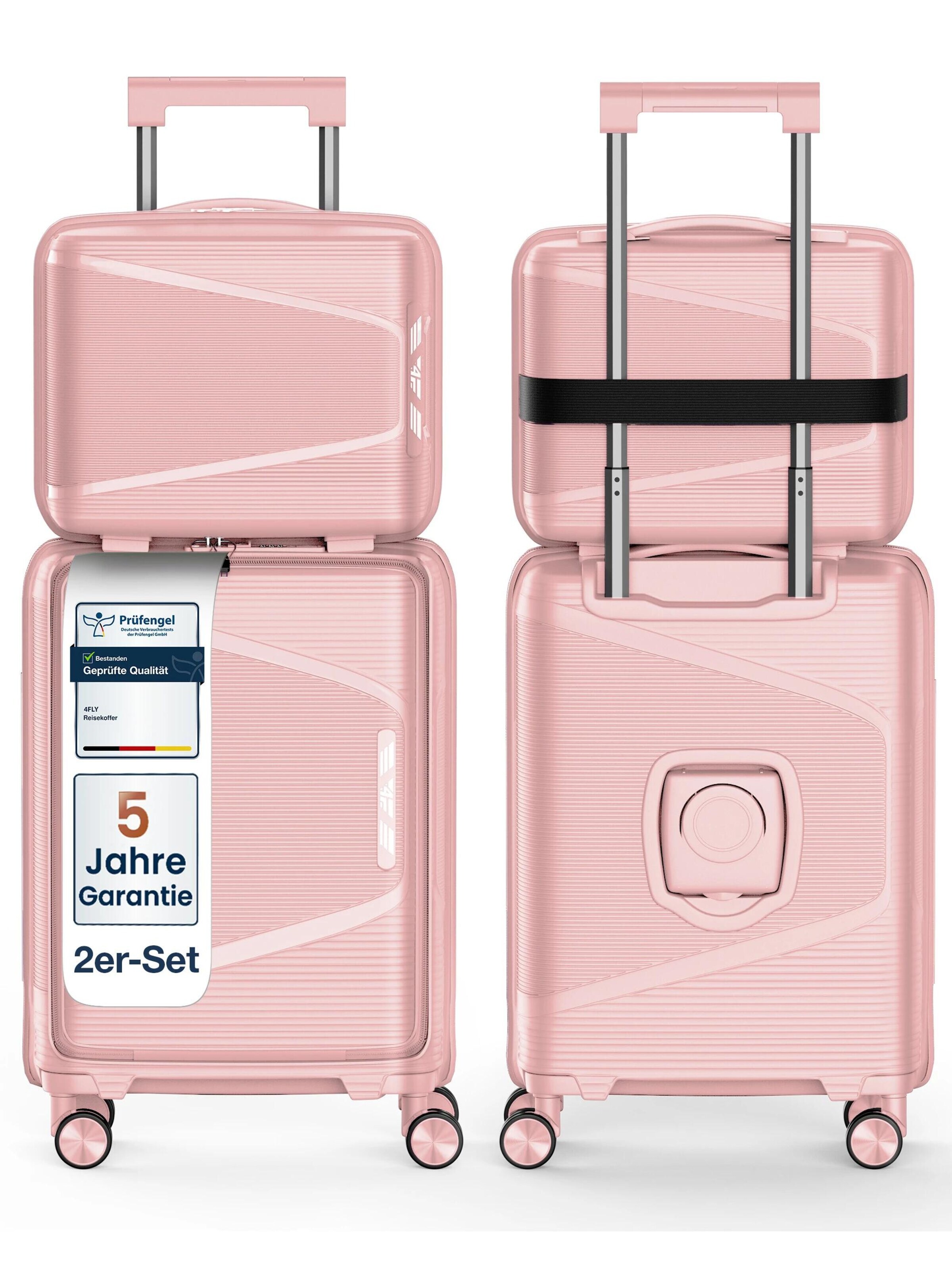 4FLY Suitcase Set 'Linea Lux' in Pink