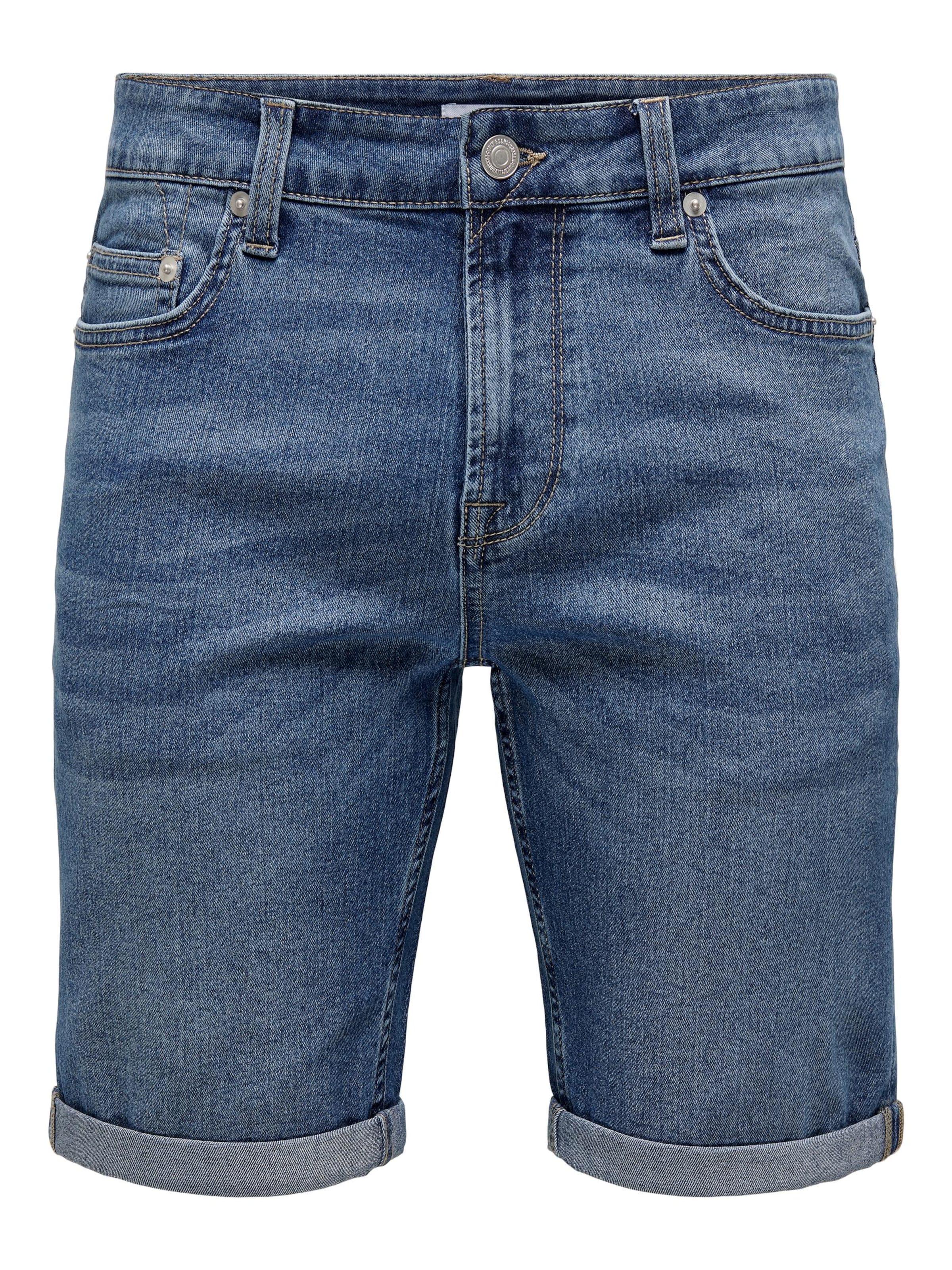 Only & Sons Regular Jeans in Blauw: voorkant