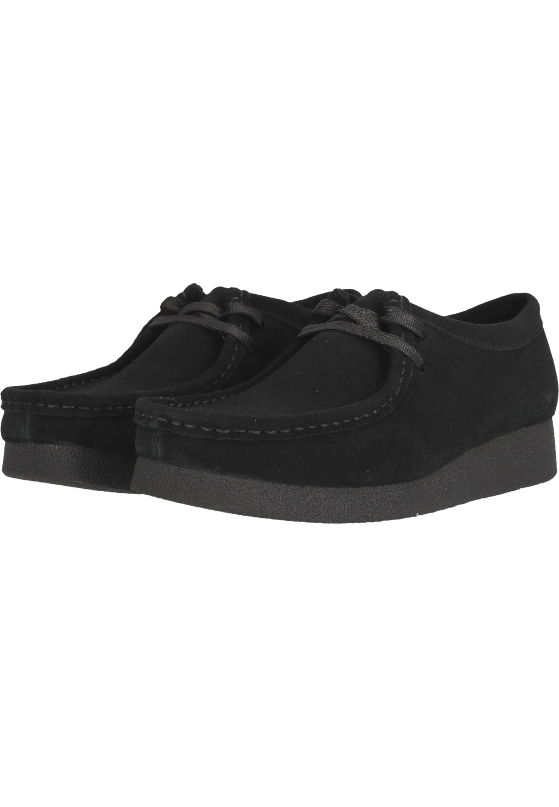 CLARKS Lace-up shoe 'Wallabee' in Black