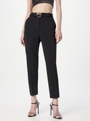 Regular Pantalon à plis 'POTENZA' PINKO en noir : devant