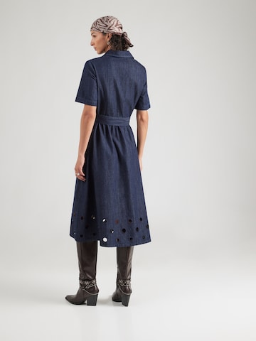 MORE & MORE - Vestido camisero en azul