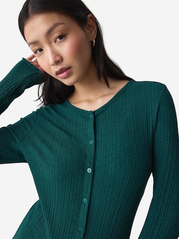 TRIUMPH Knit cardigan ' Red Label Versatile Rib ' in Green