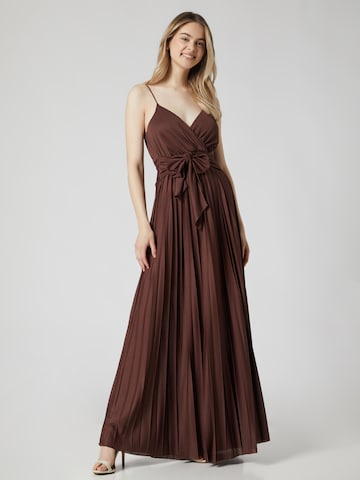 Guido Maria Kretschmer Women Evening dress 'Adena' in Brown: front