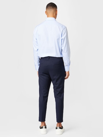 DRYKORN Pleat-Front Pants 'CHASY' in Blue