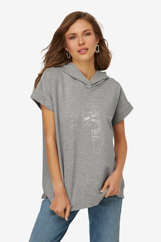 Sweat-shirt LAURASØN en gris : devant