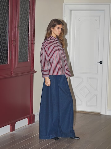 co'couture - Camiseta ' ReneeCC ' en rojo: lado