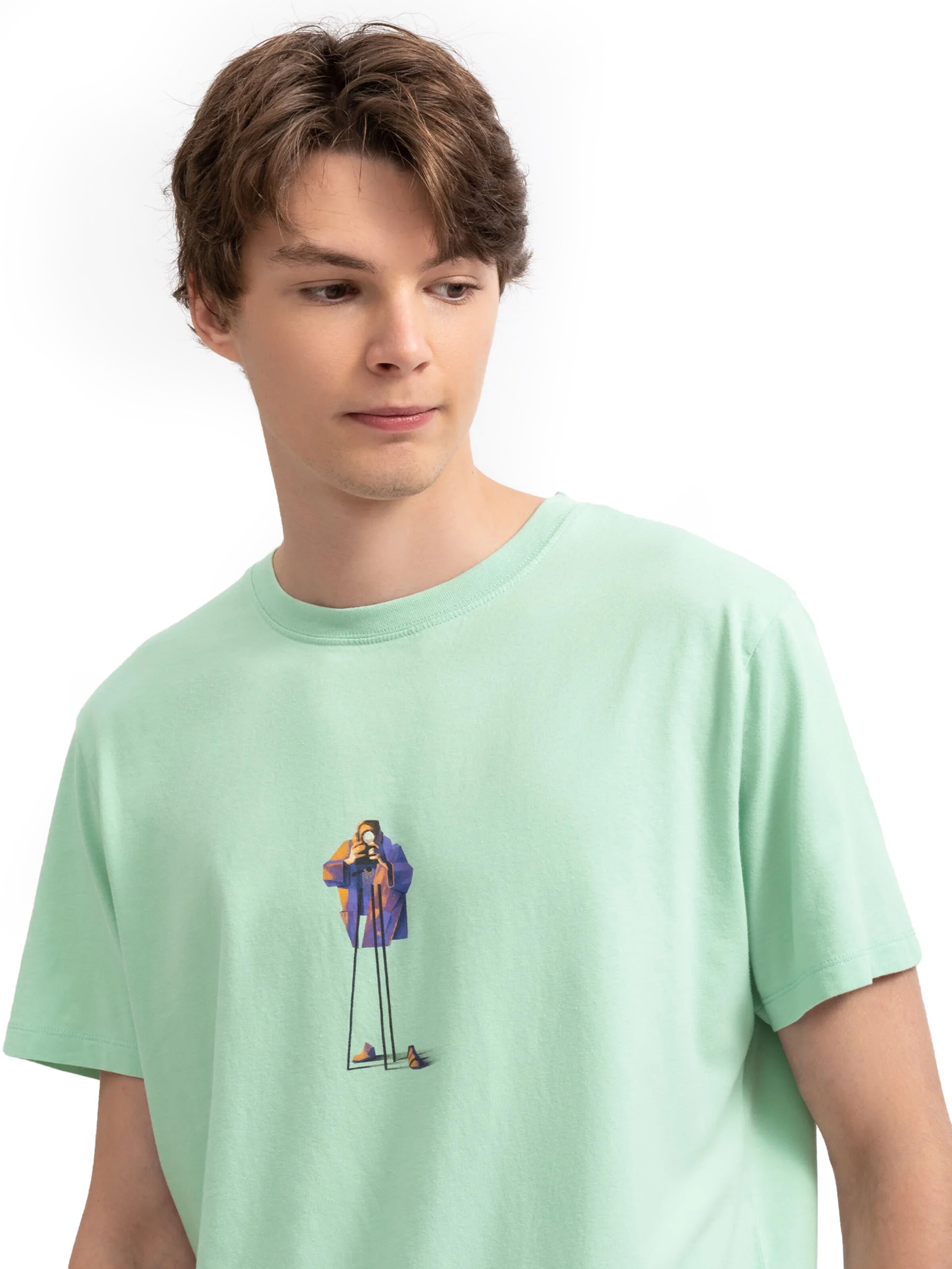 Kaft Shirt 'Velv' in Groen