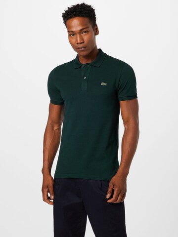 Slim fit Tricou de la LACOSTE pe verde: față