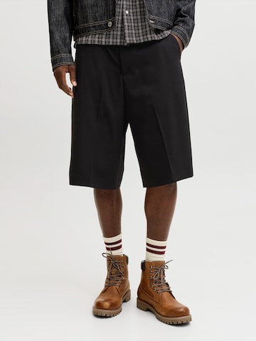 Baggy Pantaloni chino 'JPSTOWEN' di JACK & JONES in nero: frontale