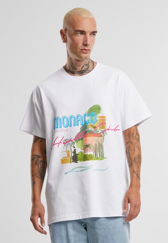 T-Shirt 'Monaco Health Club' Pica Pica en blanc : devant