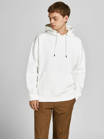 JACK & JONES Sweatshirt in White: front