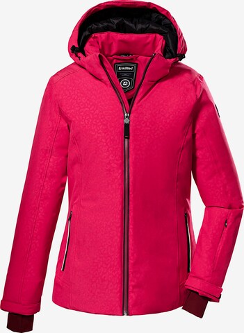 KILLTEC - Chaqueta de montaña en rosa: frente