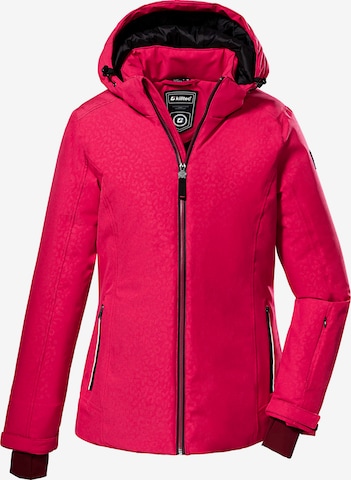 KILLTEC Outdoorová bunda – pink: přední strana