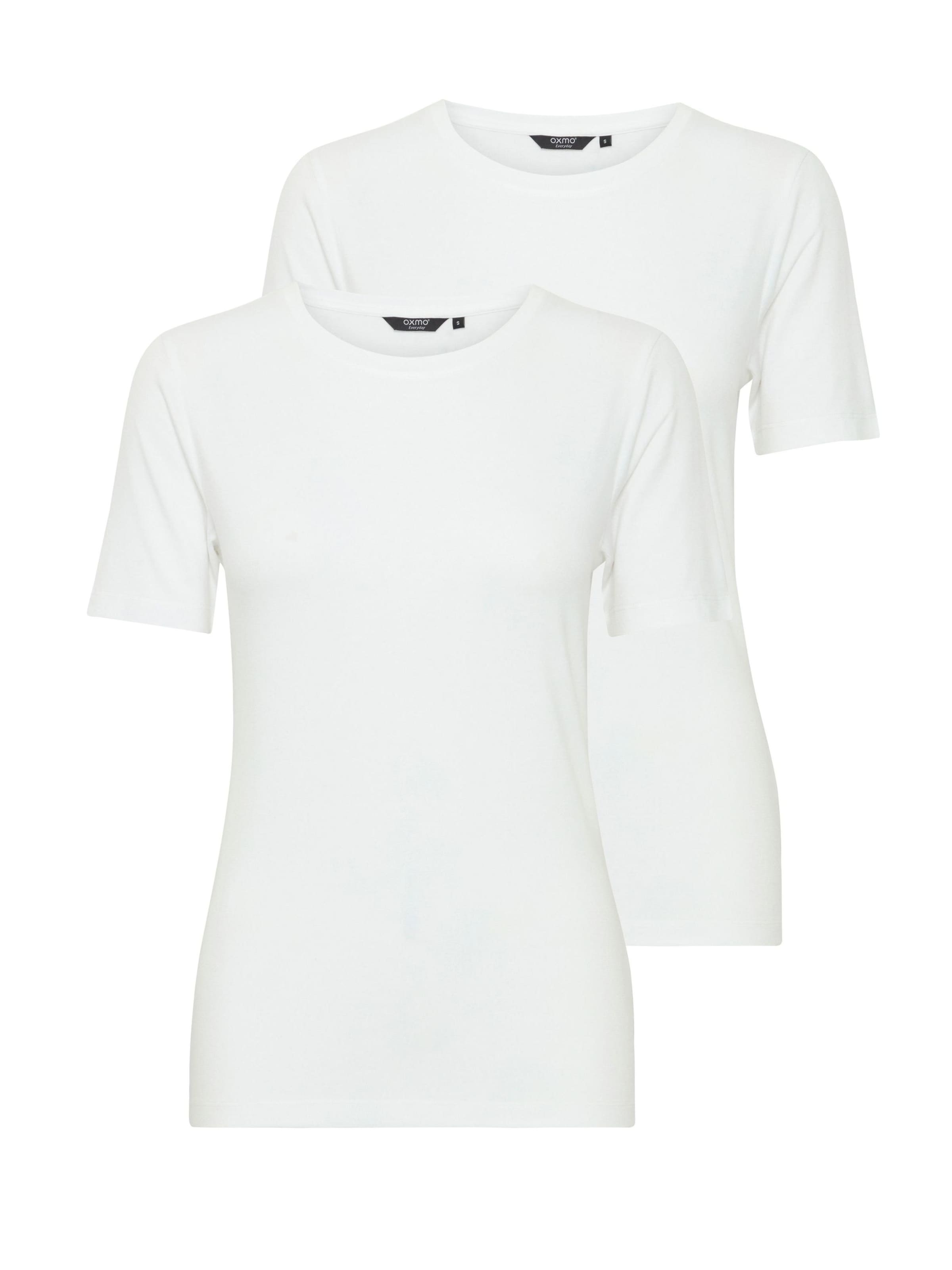 Oxmo - Camisa 'Jessa' em branco: frente