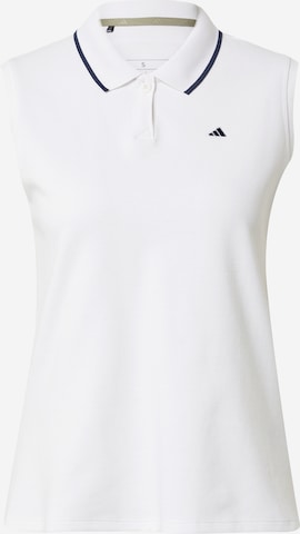 T-shirt fonctionnel ADIDAS GOLF en blanc : devant