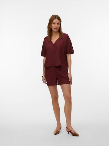 VERO MODA Bluse 'VMJESMILO' i rød