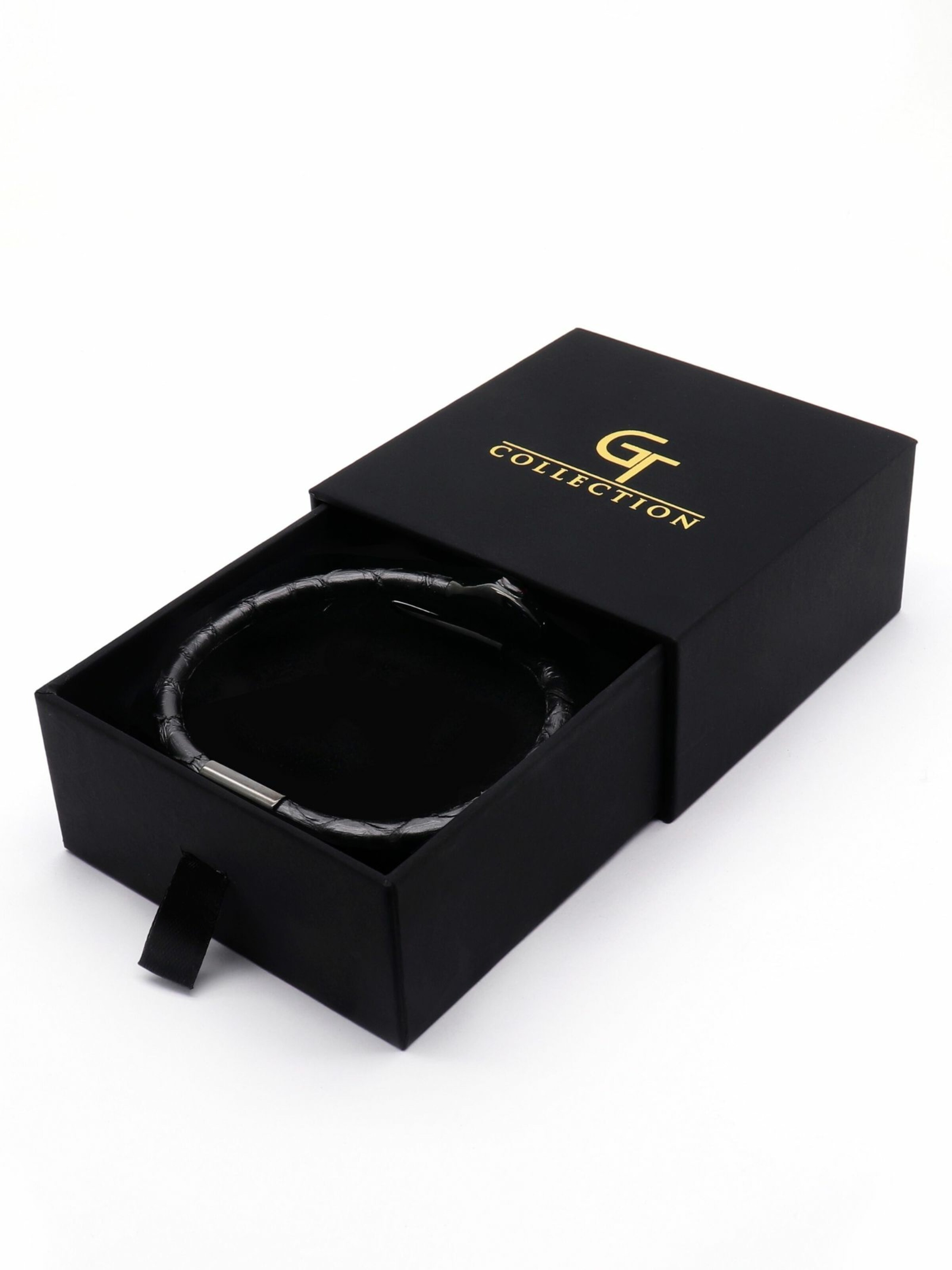 Bracelet 'Snake Head' GT Collection en noir