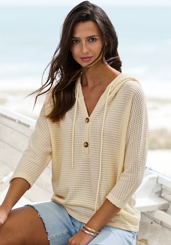 LASCANA Pullover in Gelb: Vorderseite