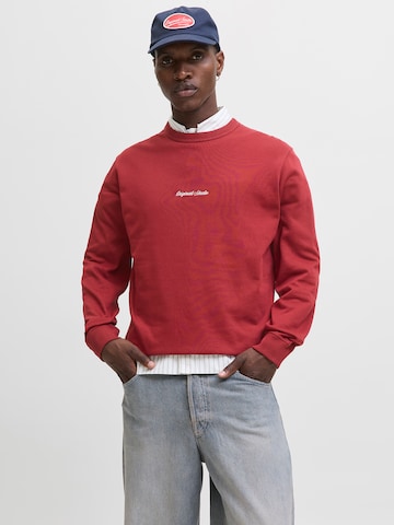 JACK & JONES Μπλούζα φούτερ 'JORNORREBRO' σε κόκκινο: μπροστά