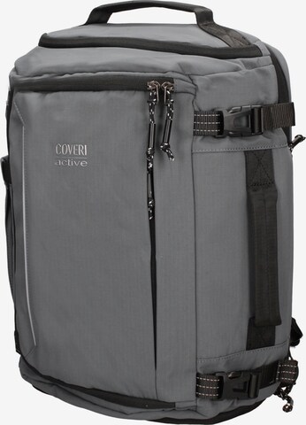 Zaino 'Zaino Coveri Active Poliestere 100% - Chiusura Zip' di Coveri Collection in grigio: frontale