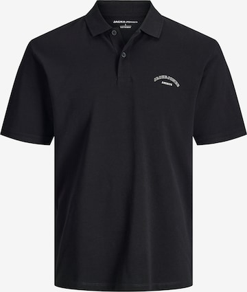 T-Shirt 'JJCOLLEGE' Jack & Jones Plus en noir : devant