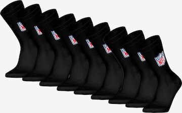 NFL Socken in Schwarz: Vorderseite