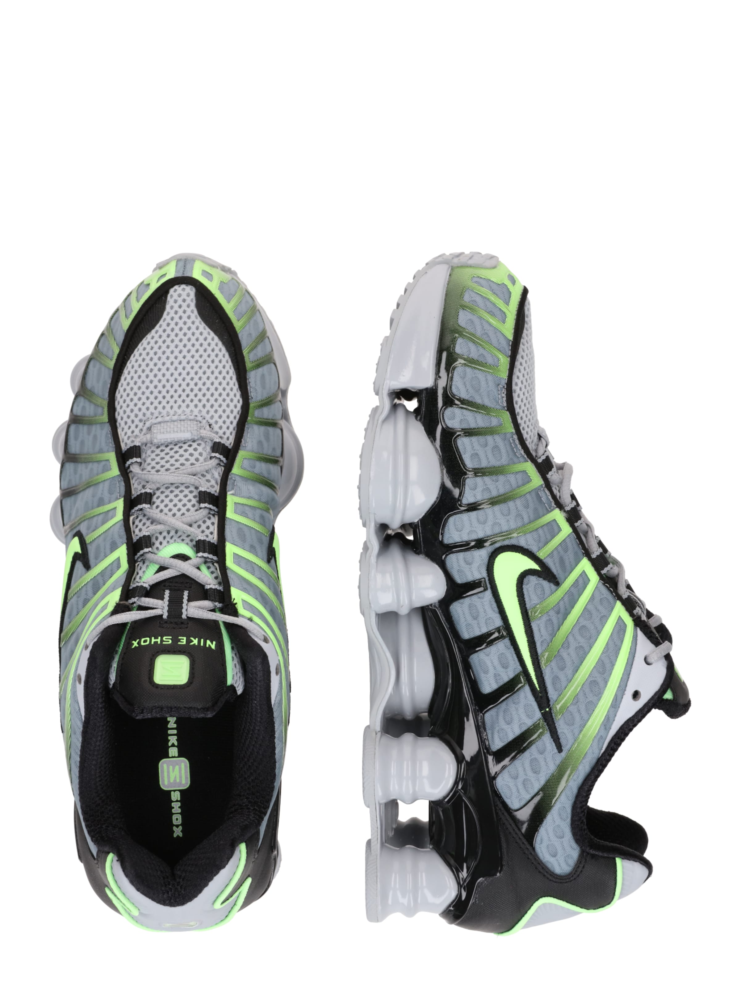 Nike Sportswear Trainers 'SHOX' in Grey: side