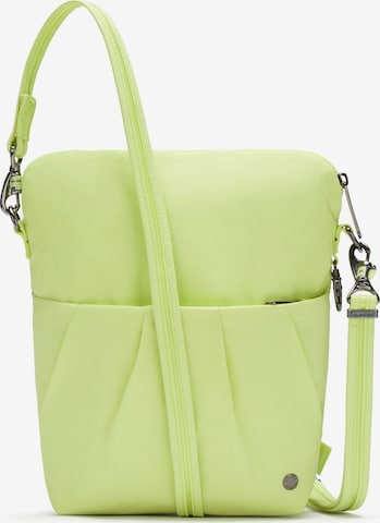 Pacsafe Umhängetasche 'Citysafe CX' in Grün: Vorderseite
