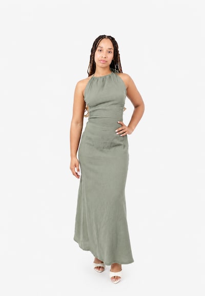 Elara Robe d’été en 40 en kaki, Vue avec produit