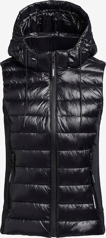 khujo Vest 'Fabia' in Black: front