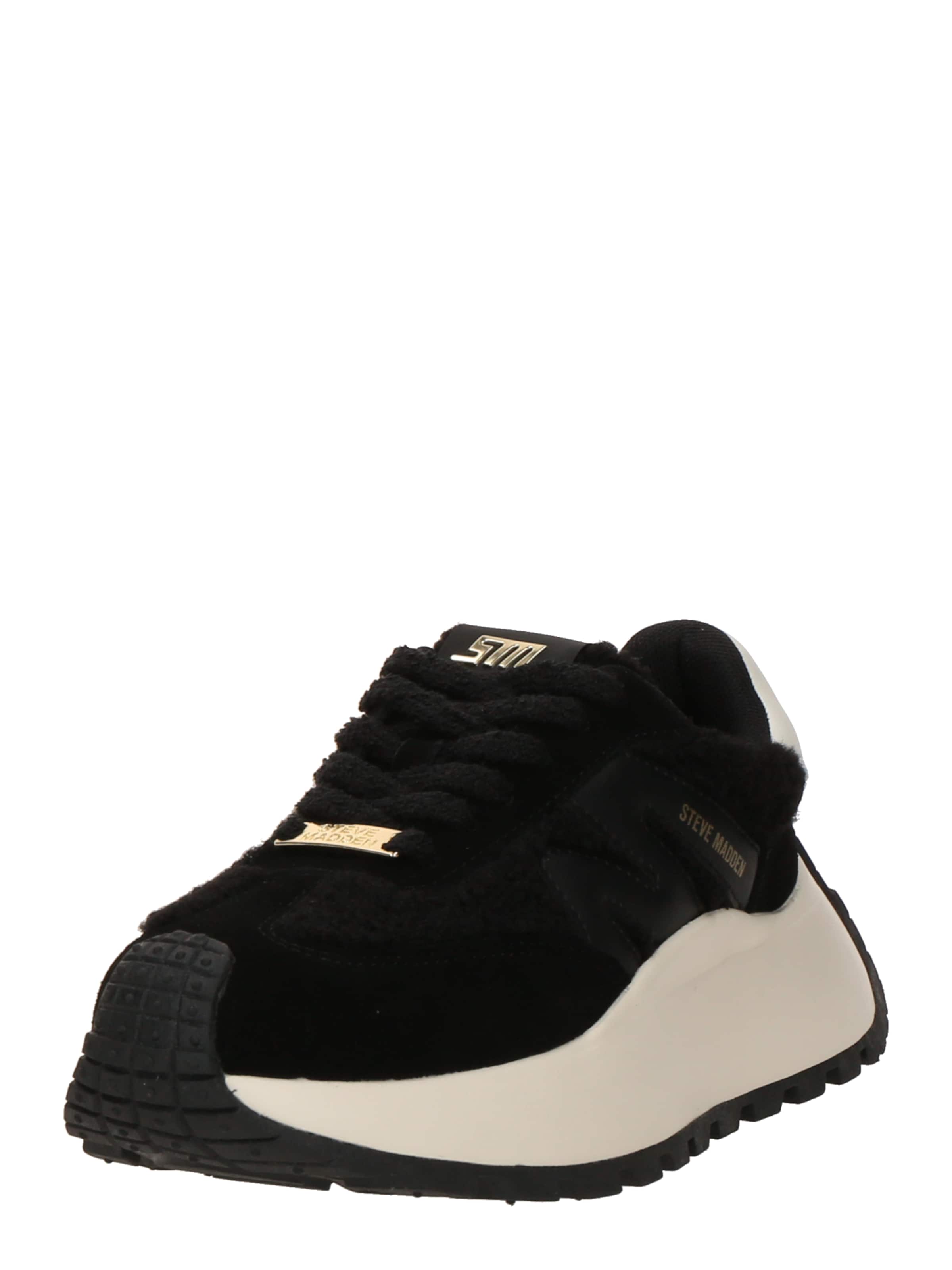 STEVE MADDEN Platform trainers 'Supercampo-F' in Black: front