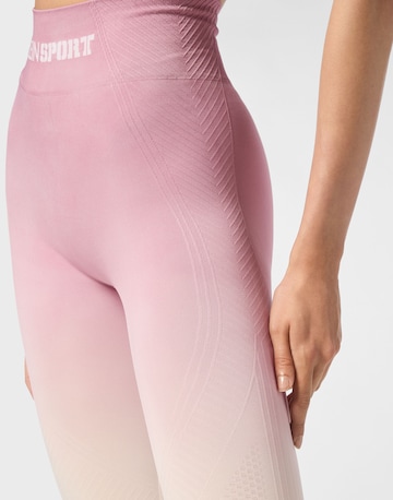 Plein Sport - Skinny Leggings en rosa