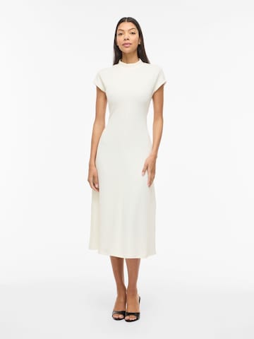 VILA Strikkjole 'VIRaffi' i beige: forside