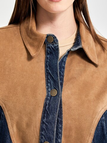 IT'S BASIC Oversized shirt 'Oversized Denim Shirt' in Blue