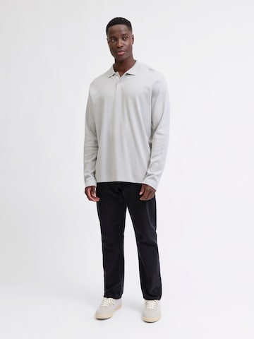 JJ Rebel Poloshirt 'JREBGRID' in Grau