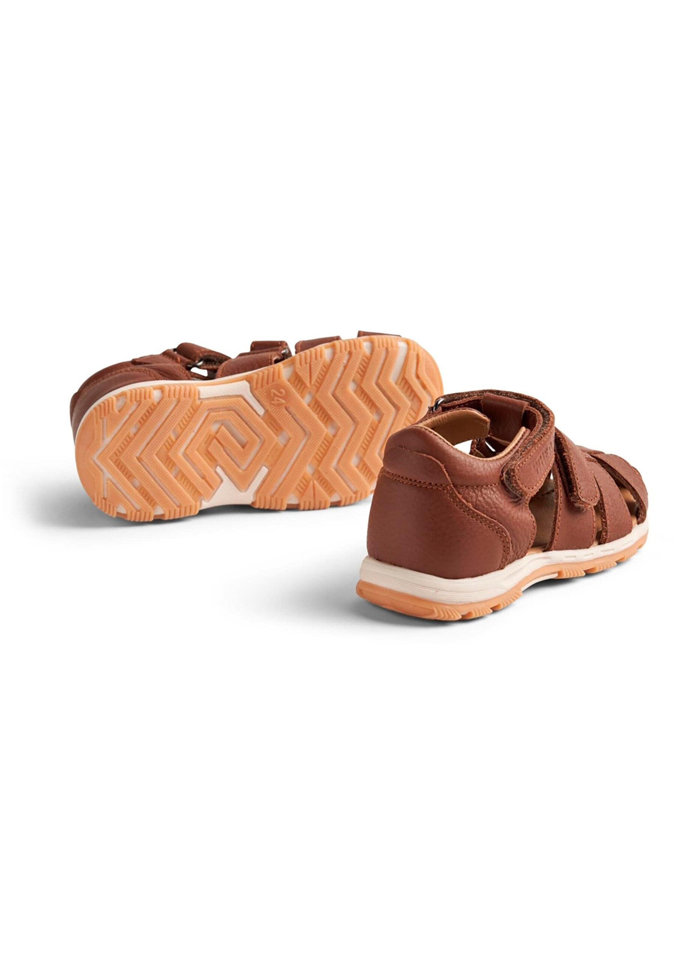 WHEAT Buty otwarte w kolorze brązowy