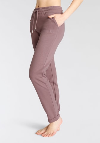 H.I.S Regular Pajama Pants in Purple: front